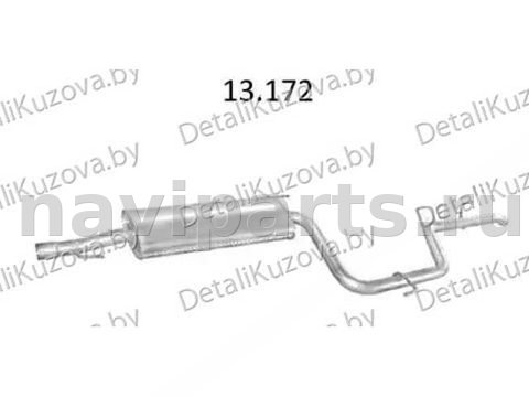 Глушитель Mercedes Vito W638, 1995 г., арт. 99369
