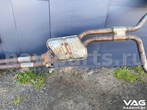 Глушитель Audi A8 D4, 2013 г., OEM 4H0253611, арт. BVR150-3, фото 3