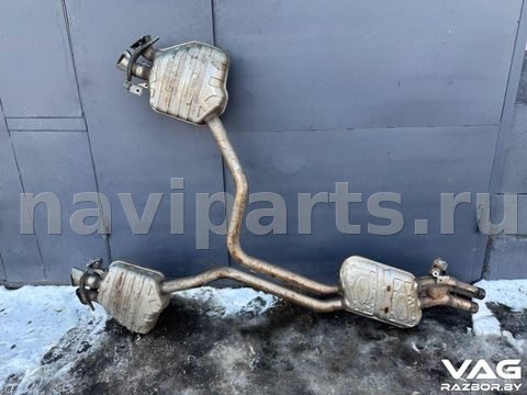 Глушитель Audi A8 D4, 2013 г., OEM 4H0253612Q, арт. BVR159-40_2