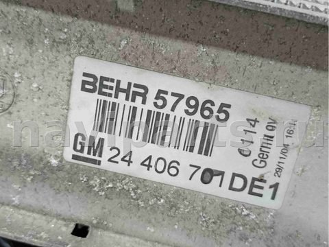 Интеркулер Opel Zafira, 2003 г., OEM 24406701, арт. 022453, фото 5