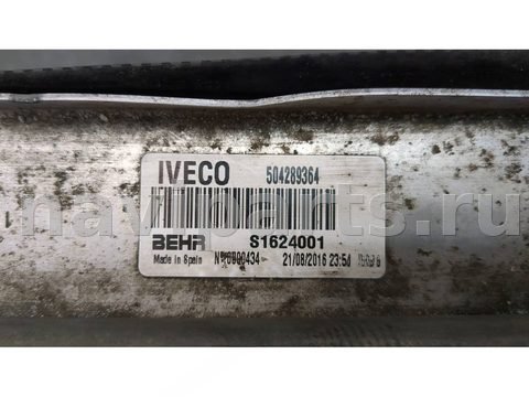 Интеркулер Iveco Eurocargo, 2017 г., OEM 504289364, арт. 20579707, фото 2