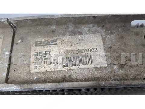 Интеркулер DAF XF, 2011 г., OEM 1691394, арт. 20755809, фото 2