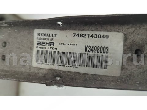 Интеркулер Renault Midlum, 2012 г., OEM 7482143049, арт. 20830780, фото 5