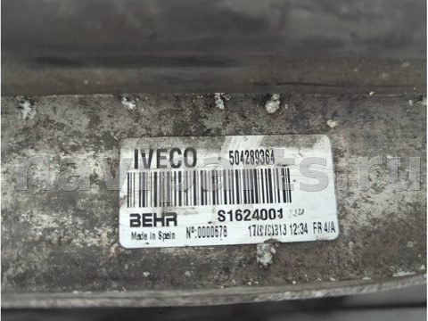 Интеркулер Iveco Eurocargo, 2014 г., OEM 504289364, арт. 20896027, фото 3