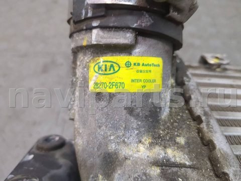 Интеркулер Kia Carnival, 2016 г., OEM 282712F670, арт. 21041414, фото 2