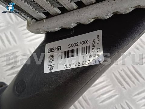 Интеркулер Volkswagen Touareg, 2010 г., OEM 7L6145803D, арт. 37754, фото 16