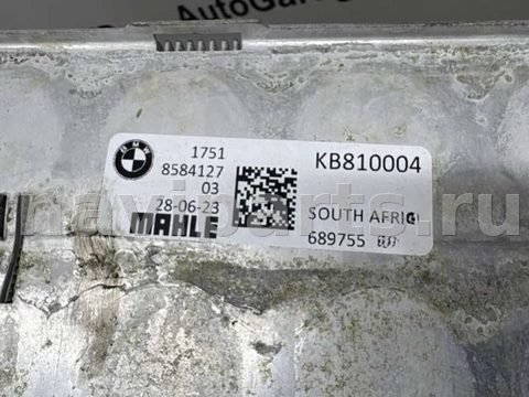 Интеркулер BMW X7 G07, 2023 г., OEM 17518584127, арт. 38663, фото 7