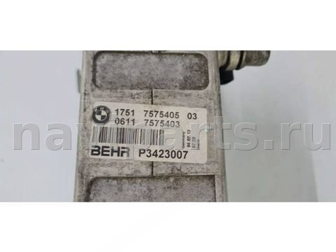 Интеркулер BMW X6 F16, 2014 г., OEM 7599042, арт. BBMW23975_7, фото 2