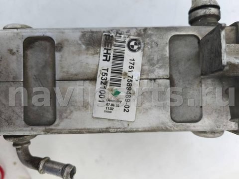 Интеркулер BMW X6 E71/E72, 2012 г., OEM 7589469, арт. BBMW30659_3