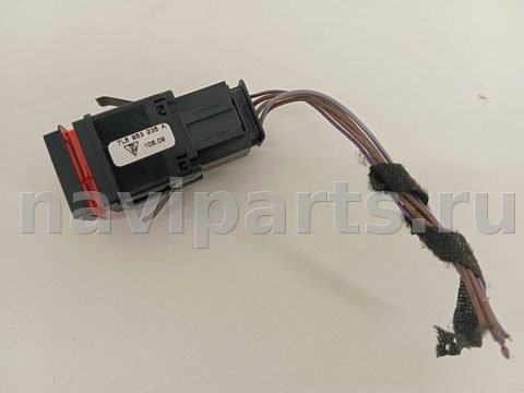 Кнопка аварийной сигнализации Porsche Cayenne, 2008 г., OEM 7L5953235, арт. 10232, фото 4