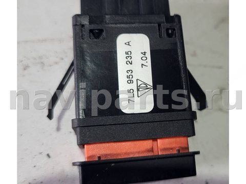 Кнопка аварийной сигнализации Porsche Cayenne, 2004 г., OEM 7L5953235A, арт. 103860428, фото 2