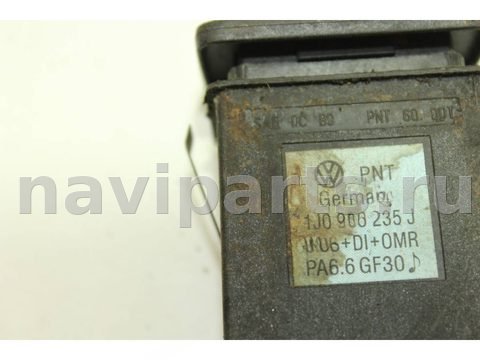 Кнопка аварийной сигнализации Volkswagen Golf, 2002 г., OEM 1J0953235J, арт. 108822520, фото 4