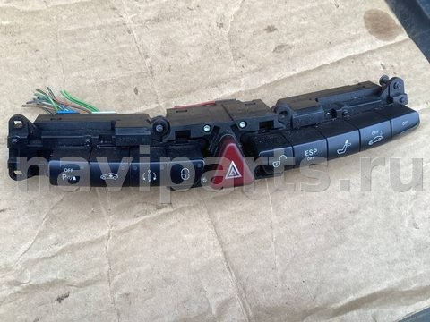Кнопка аварийной сигнализации Mercedes S W220, 2002 г., OEM 2208218058, арт. 3321042876, фото 3