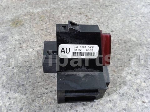 Кнопка аварийной сигнализации Opel Corsa, 2008 г., OEM 13189529, арт. 46023021560, фото 2