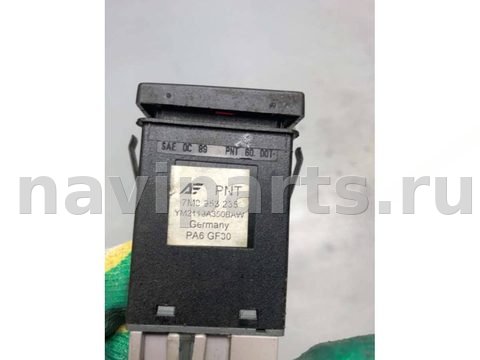 Кнопка аварийной сигнализации Ford Galaxy, 2001 г., OEM 7M3953235, арт. B33468451_2