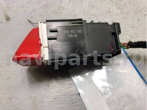 Кнопка аварийной сигнализации Volkswagen Caddy, 2005 г., OEM 1T0953509, арт. B34496143_2, фото 2
