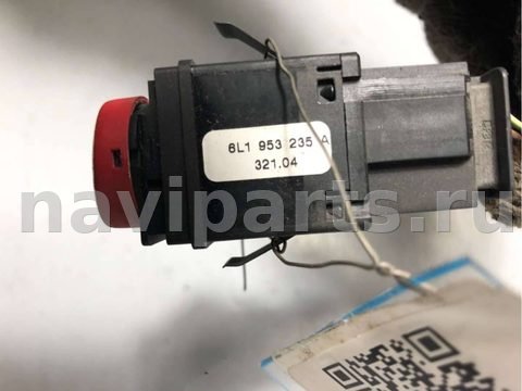 Кнопка аварийной сигнализации Seat Cordoba, 2005 г., OEM 6L1953235A, арт. B37159795_2, фото 2