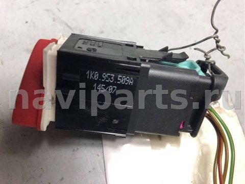 Кнопка аварийной сигнализации Volkswagen Caddy, 2008 г., OEM 1K0953509A, арт. B37161021_2, фото 2