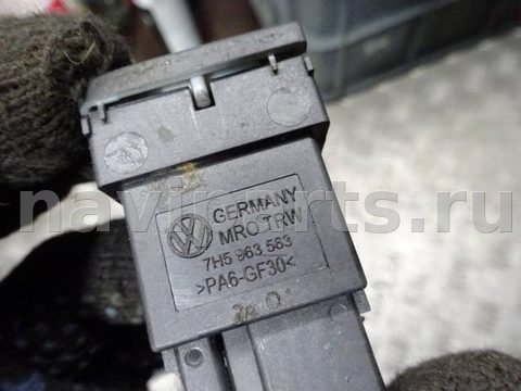 Кнопка обогрева сидений Volkswagen Transporter, 2006 г., OEM 7M5963563, арт. 0156025, фото 5