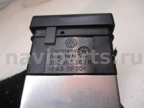 Кнопка обогрева сидений Volkswagen Passat, 1999 г., OEM 3b0963563k, арт. 0162918, фото 3