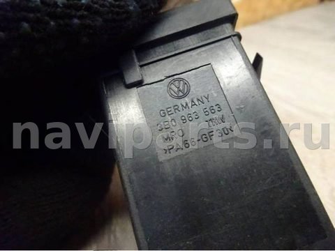 Кнопка обогрева сидений Volkswagen Passat, 1999 г., OEM 3b0963563, арт. 0186403, фото 3