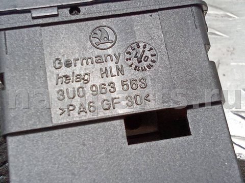 Кнопка обогрева сидений Skoda Superb, 2003 г., OEM 3U0963563, арт. 110508411, фото 6
