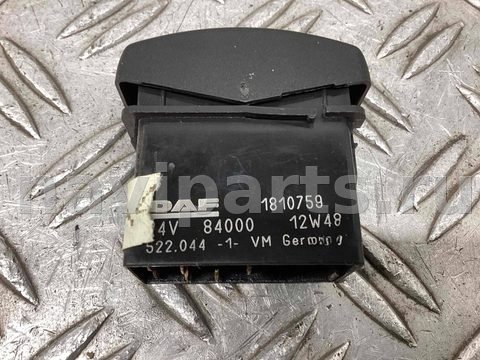 Кнопка открывания люка DAF XF, 2006 г., OEM 1810759, арт. A835900, фото 4