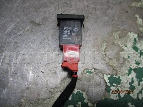 Кнопка противотуманных фар Audi A4, 2001 г., OEM 8d0941535, арт. 0108134, фото 2