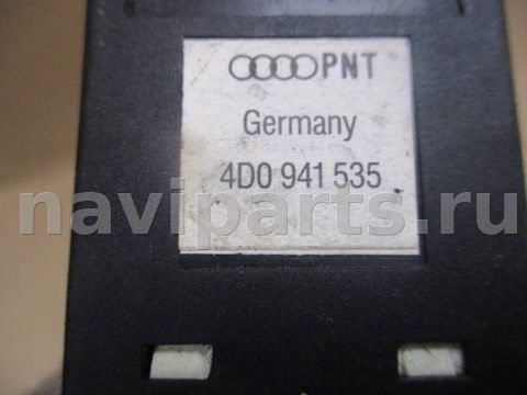 Кнопка противотуманных фар Audi A4, 1997 г., OEM 4d0941535, арт. 0128149, фото 2