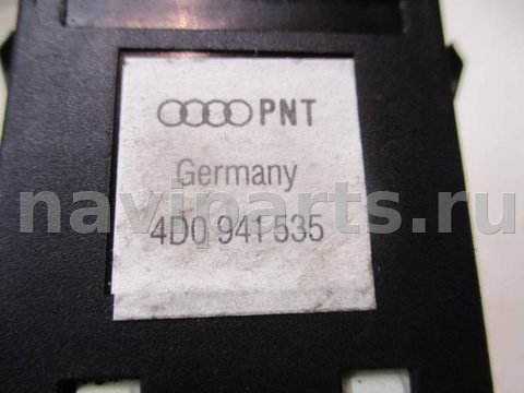 Кнопка противотуманных фар Audi A4, 1997 г., OEM 4d0941535, арт. 0166278, фото 4