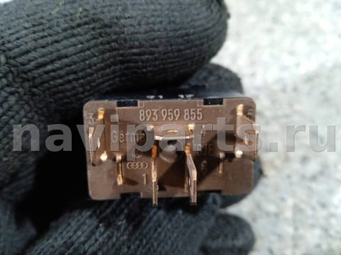 Кнопка стеклоподъёмника задняя правая Audi 80, 1989 г., OEM 893959855, арт. 46023015163_1, фото 3