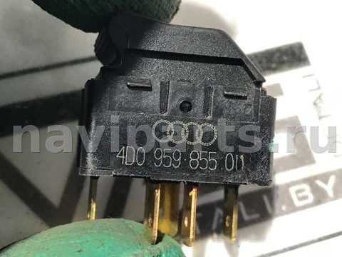 Кнопка стеклоподъёмника задняя правая Audi A8 D2, 2001 г., OEM 4D0959855, арт. 54767593, фото 3