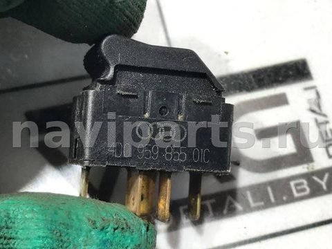 Кнопка стеклоподъёмника задняя правая Audi A4 B5, 2000 г., OEM 4D0959855, арт. 54767609, фото 3