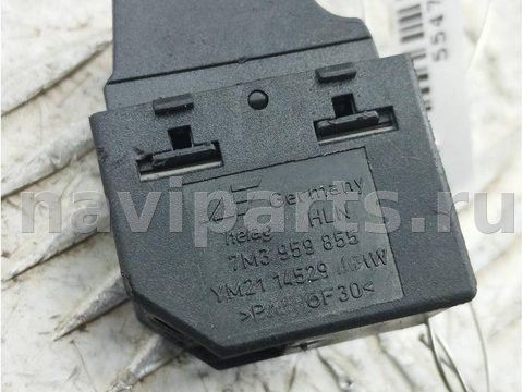 Кнопка стеклоподъёмника задняя правая Seat Alhambra, 2000 г., OEM 7M3959855, арт. 55475881, фото 3