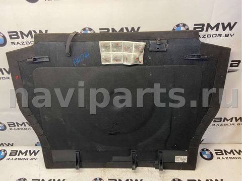 Ковёр багажника BMW X5 E53, 2006 г., OEM 7129740, арт. BR6-38V4