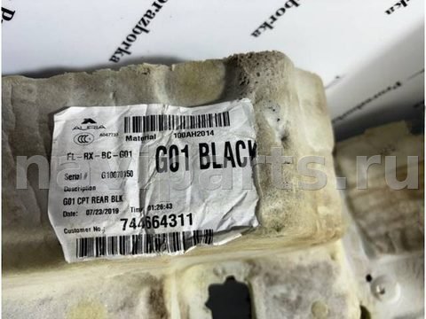 Ковёр салонный BMW X3 G01, 2019 г., OEM 744664311, арт. 2867, фото 8