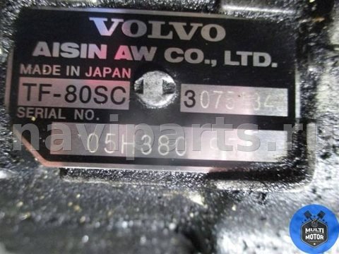 КПП автоматическая АКПП Volvo V70, 2004 г., OEM 30751345TF80SC, арт. 00031691, фото 4
