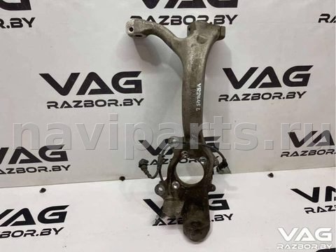 Поворотный кулак левый Audi A6 C6, 2009 г., OEM 4F0407257, арт. BVR24-45
