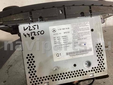 Магнитола Mercedes GL X164, 2007 г., OEM 2518207889, арт. 00011773V1