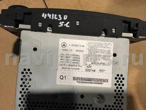 Магнитола Mercedes A W169, 2005 г., OEM 1698207589, арт. 33110237, фото 2