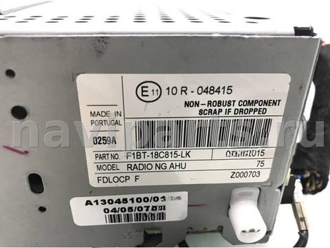 Магнитола Ford Focus, 2015 г., OEM BM5T18C815LK, арт. 420670, фото 5