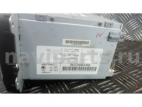 Магнитола Skoda Fabia, 2008 г., OEM E1110R0322432, арт. 4GS08I401, фото 4