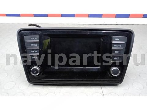 Магнитола Skoda Octavia A7, 2014 г., OEM 5E09196050, арт. 5BG13I401