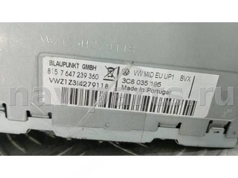 Магнитола Volkswagen Tiguan, 2009 г., OEM 3C8035195, арт. 8EP07I401, фото 4