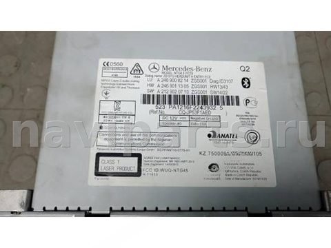 Магнитола Mercedes A W176, 2015 г., OEM A2469008214, арт. AEP10I401, фото 3
