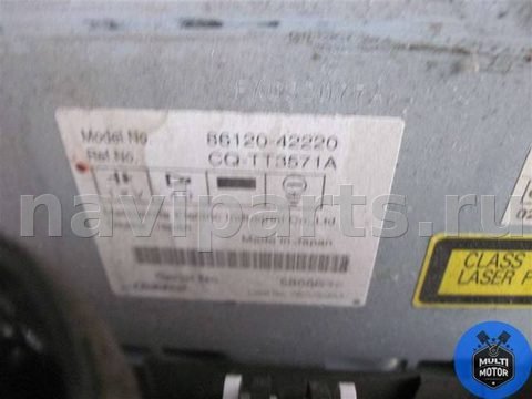 Магнитола Toyota RAV4, 2008 г., OEM 8612042220, арт. B00066260, фото 4