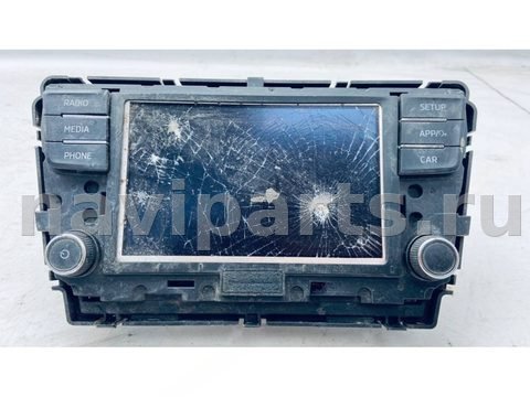 Магнитола Skoda Rapid, 2012 г., OEM 5JA035871C, арт. B122970