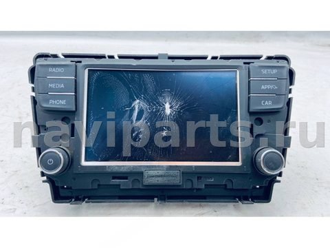 Магнитола Skoda Rapid, 2012 г., OEM 5JA035871C, арт. B122972