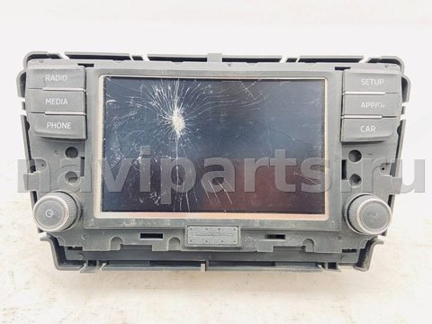 Магнитола Skoda Rapid, 2012 г., OEM 5JA035871C, арт. B125077