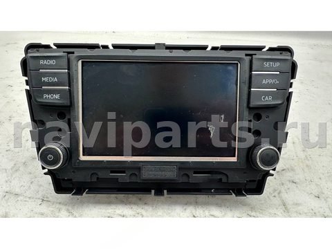 Магнитола Skoda Rapid, 2012 г., OEM 5JA035871D, арт. B125794